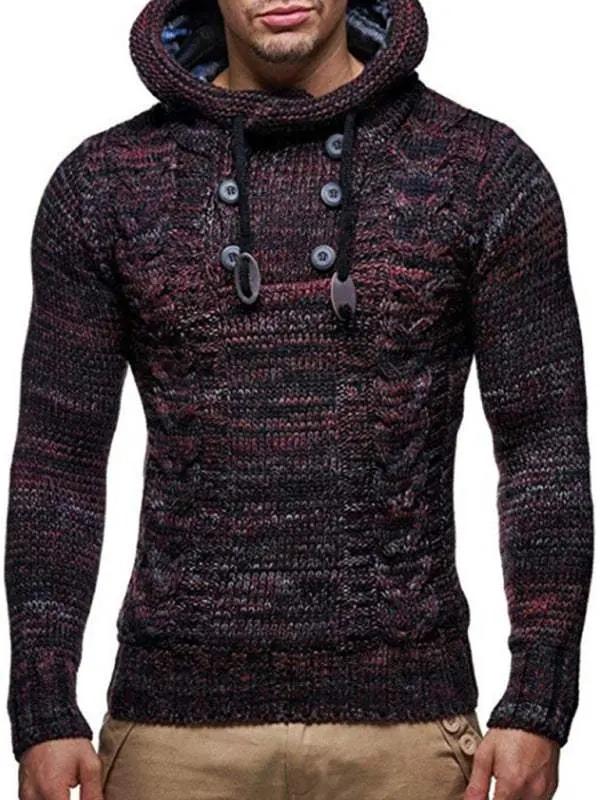Apparel - Cozy Men's Knit Turtleneck Sweater for Effortless Style and - Men Shirts | MENLL
